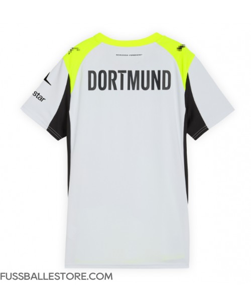 Günstige Borussia Dortmund Auswärtstrikot Damen 2025-26 Kurzarm Günstige Borussia Dortmund Auswärtstrikot Damen 2025-26 Kurzarm